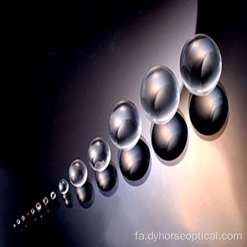 لنزهای توپ شیشه ای نوری